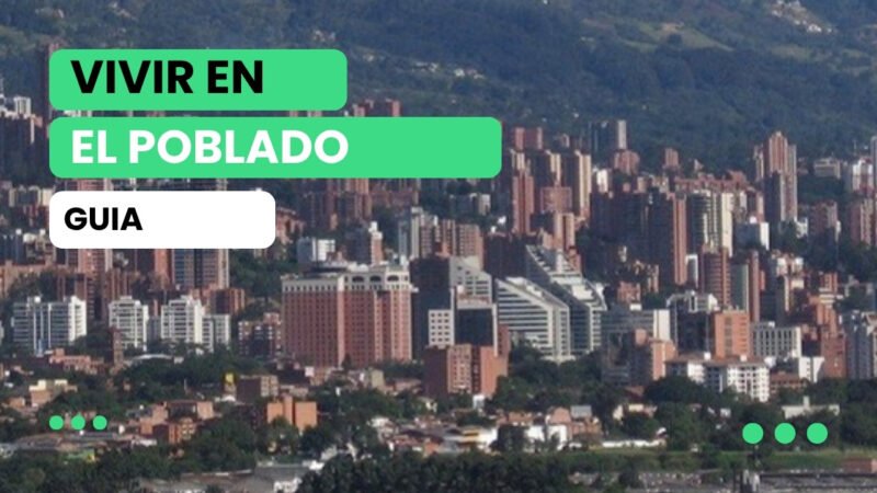 Vista aérea de El Poblado, Medellín — guía de barrio Viviendax