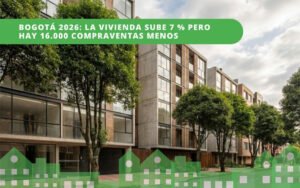 Precio de la vivienda en Bogotá: +7 % anual y 10 trimestres seguidos al alza según el DANE